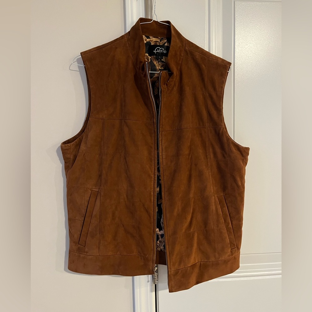 Like new men’s suede vest
